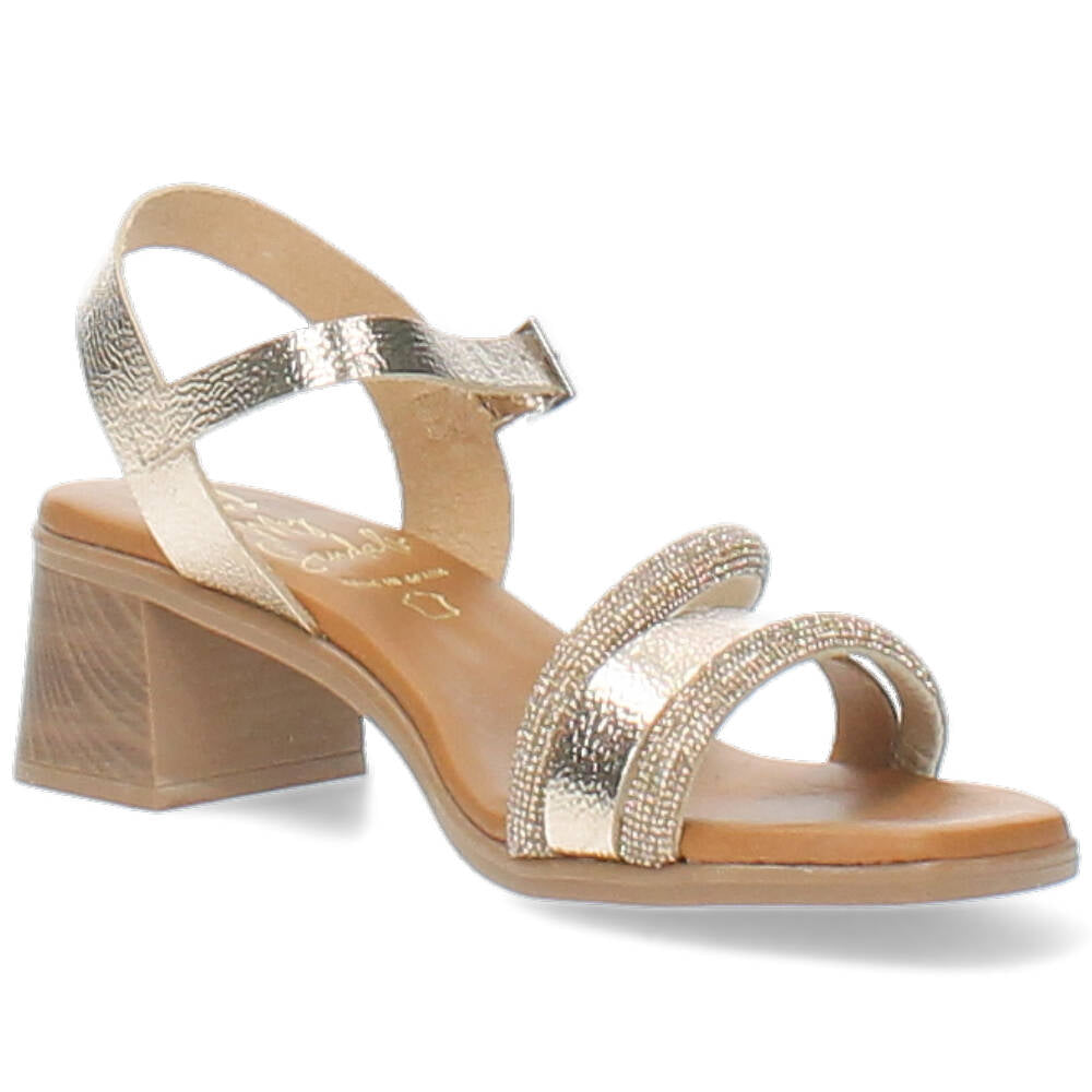 champagnekleurige sandaal