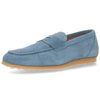 blauwe mocassin