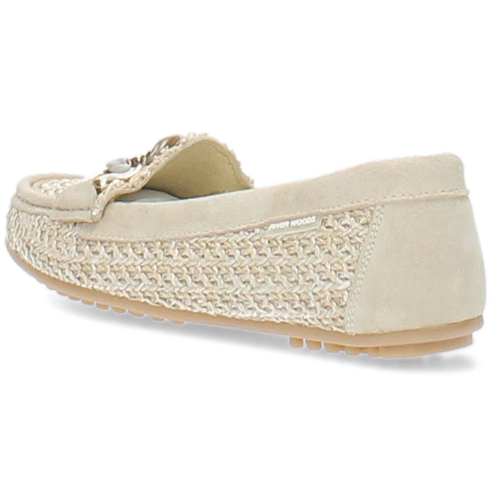 beige mocassin