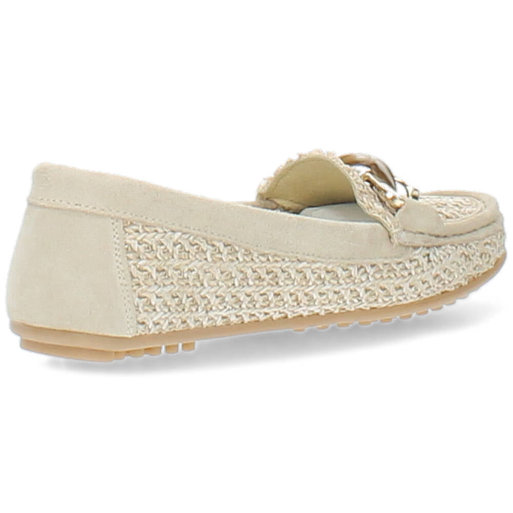 beige mocassin