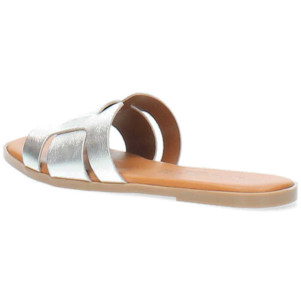 zilveren slipper