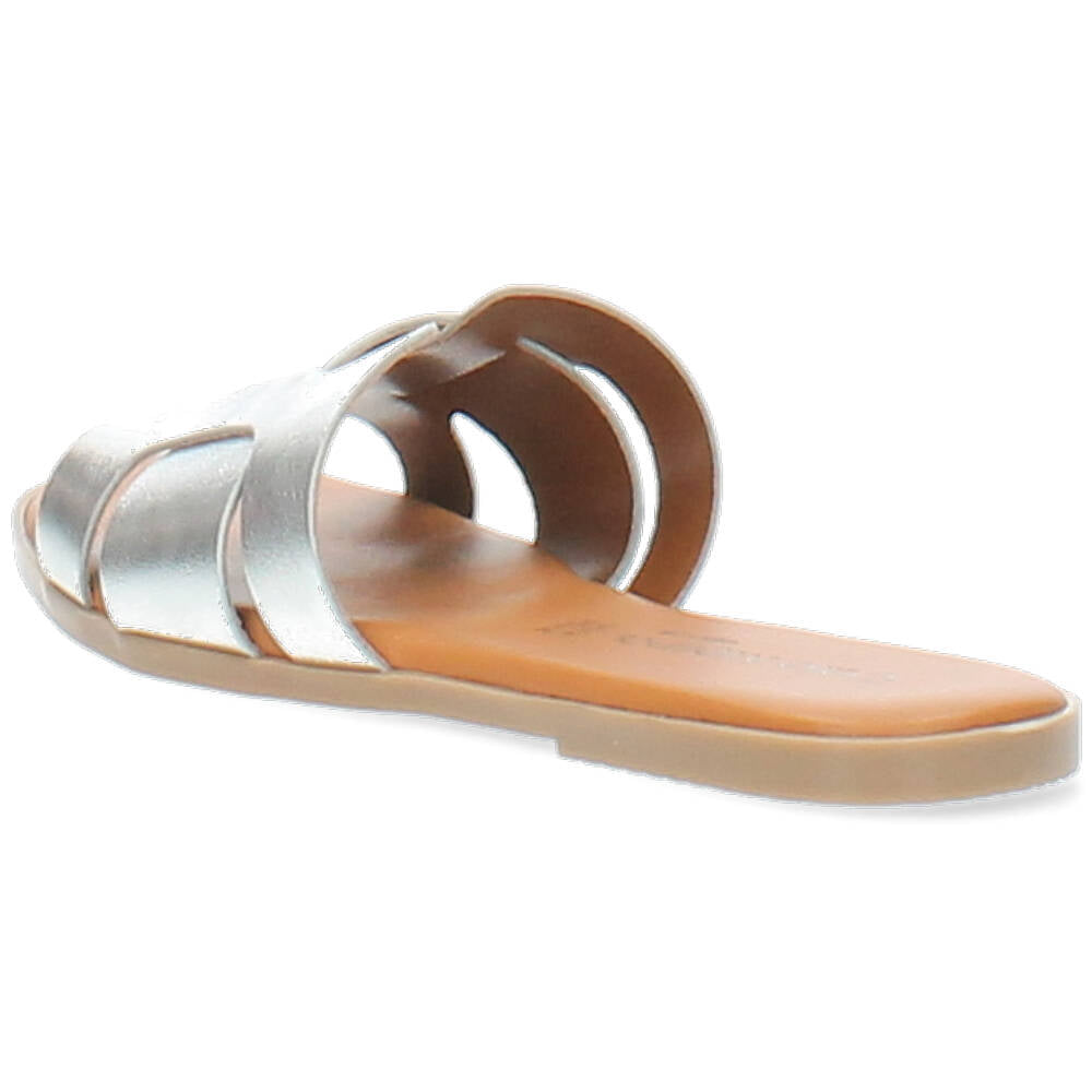 zilveren slipper