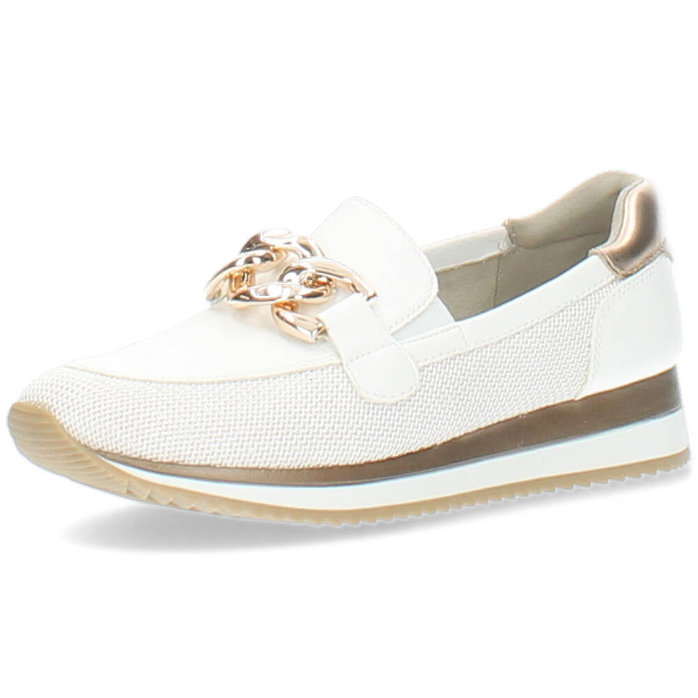 witte mocassin