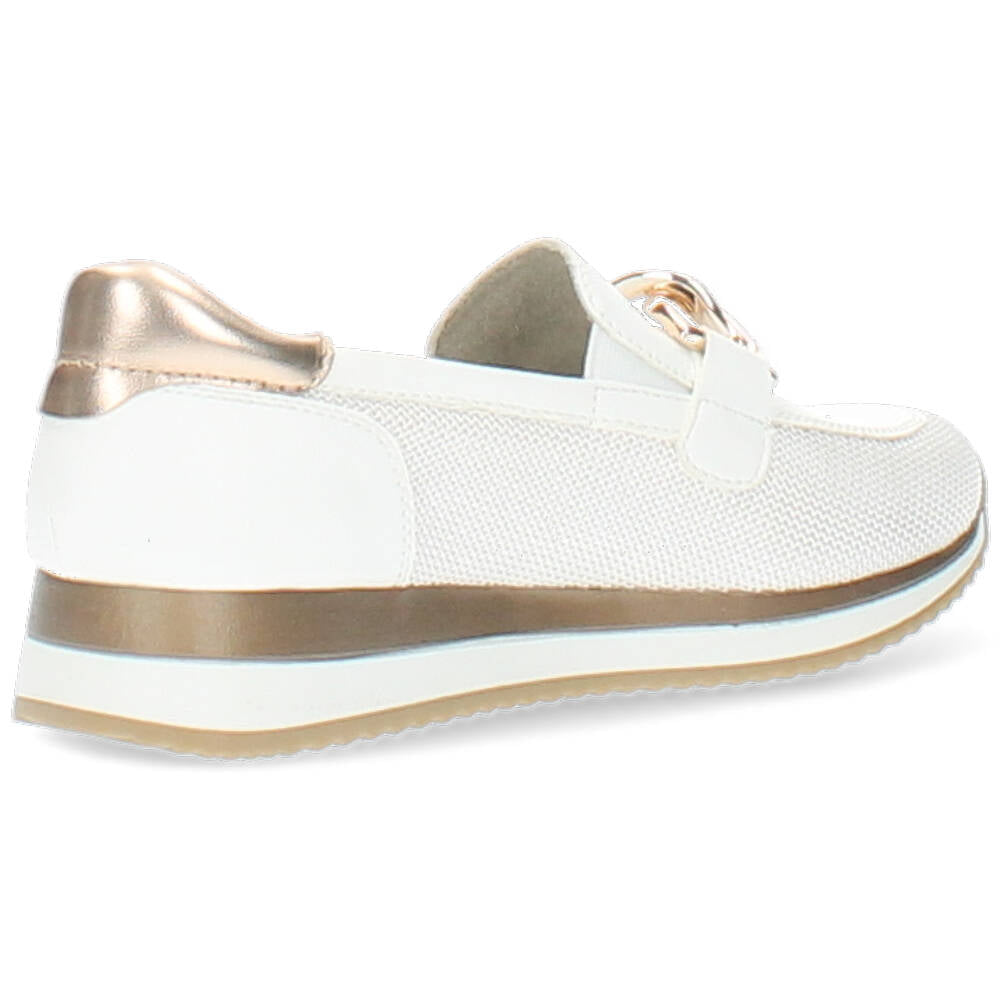 witte mocassin