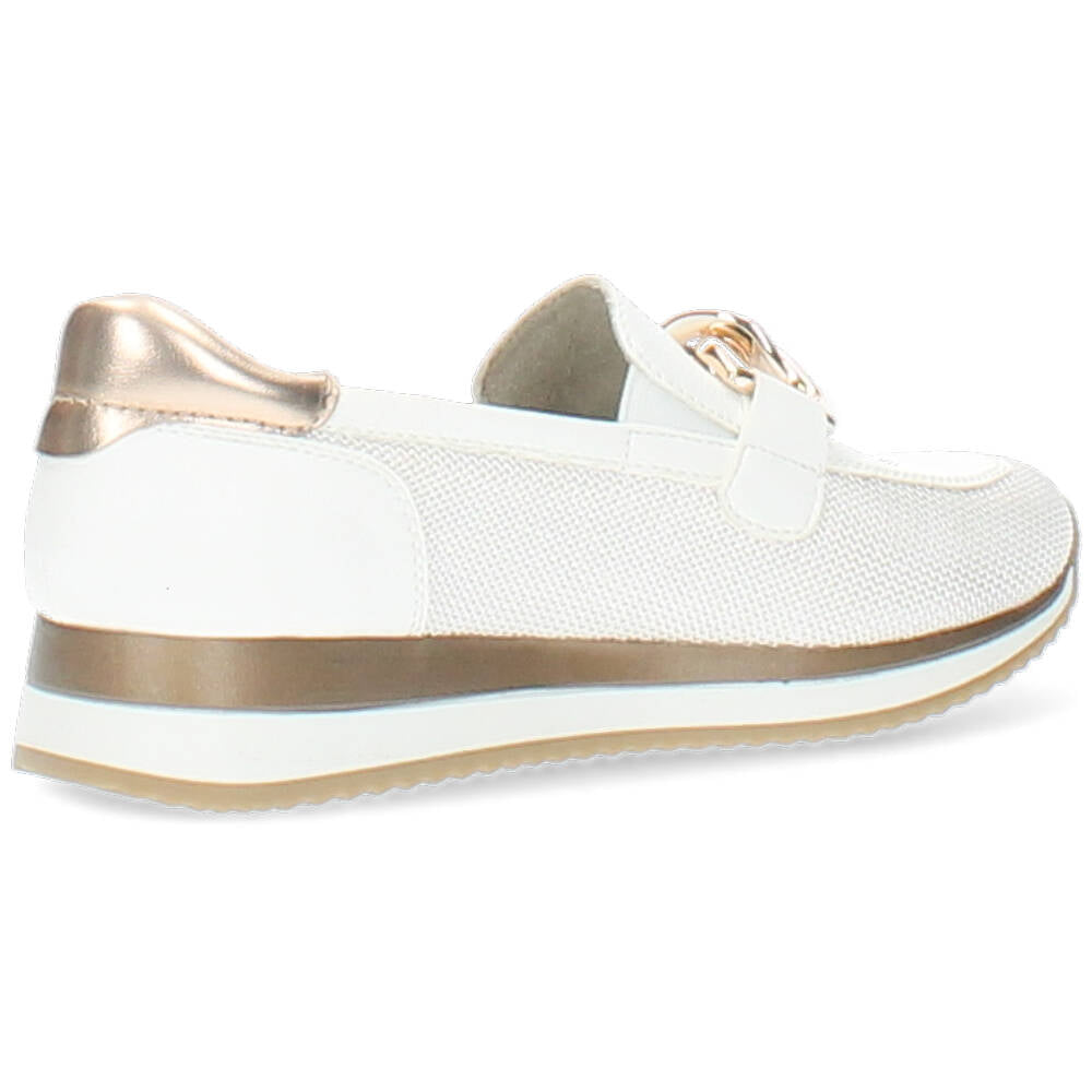 witte mocassin