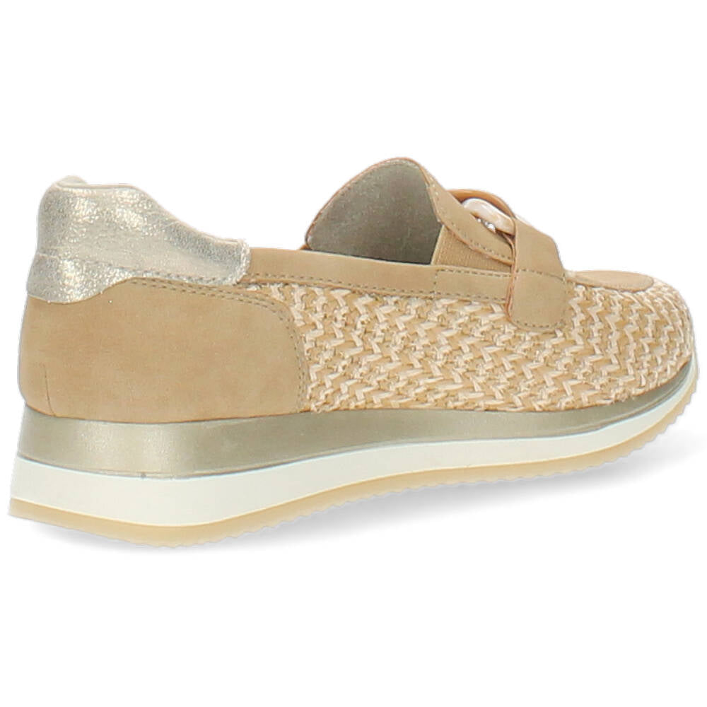 beige mocassin