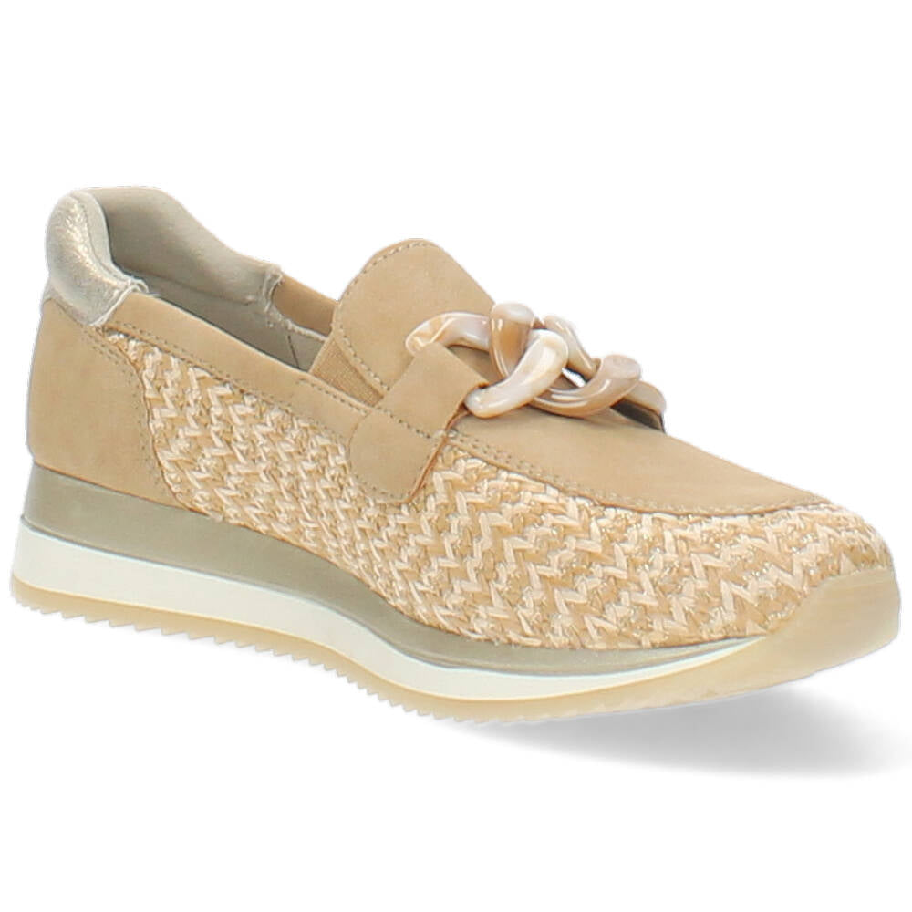 beige mocassin