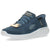 blauwe sneaeker