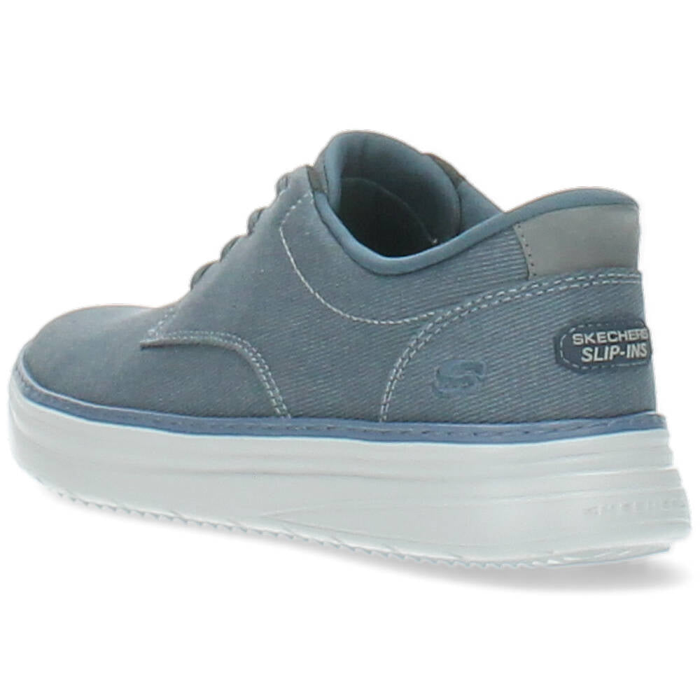 blauwe sneaker