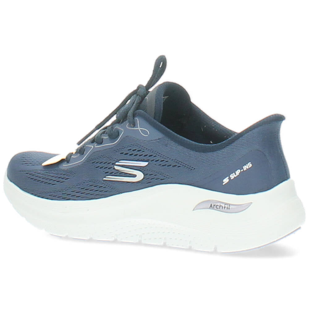 blauwe sneaker