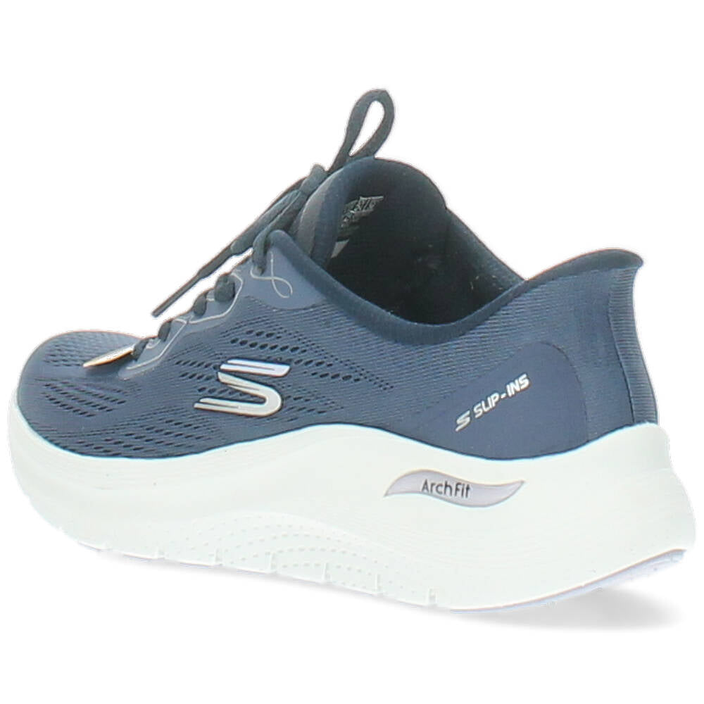 blauwe sneaker
