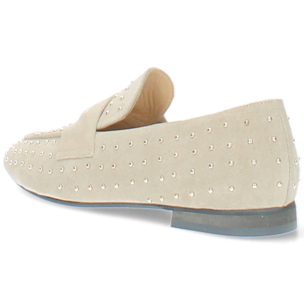 beige loafer