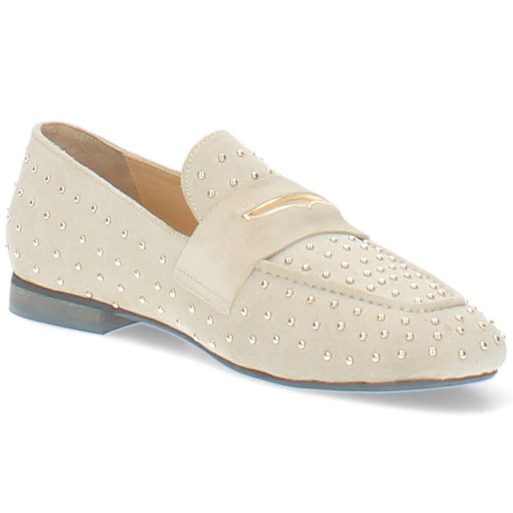 beige loafer