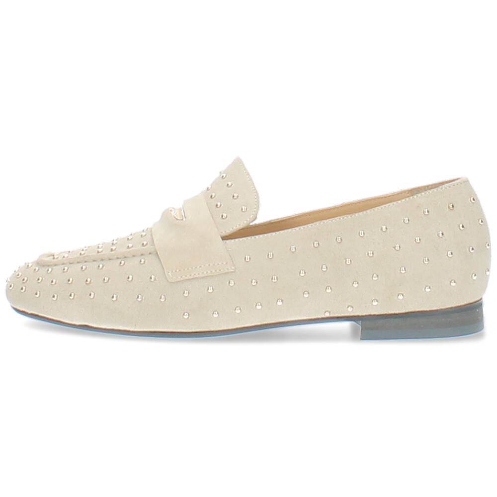 beige loafer