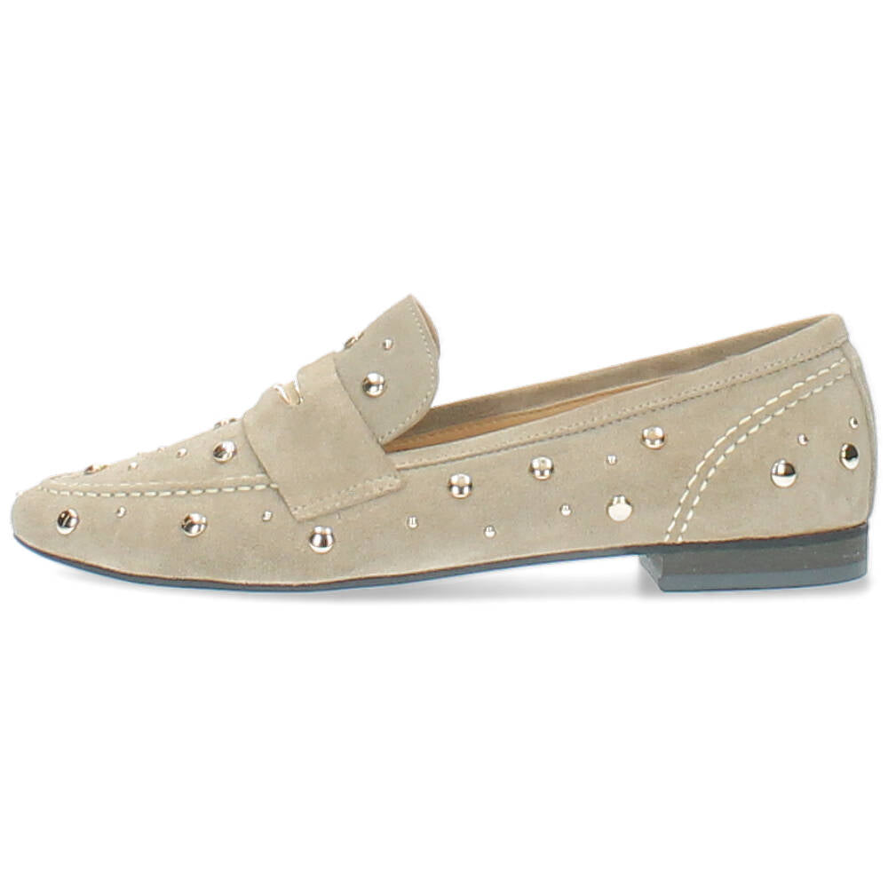 taupe loafer