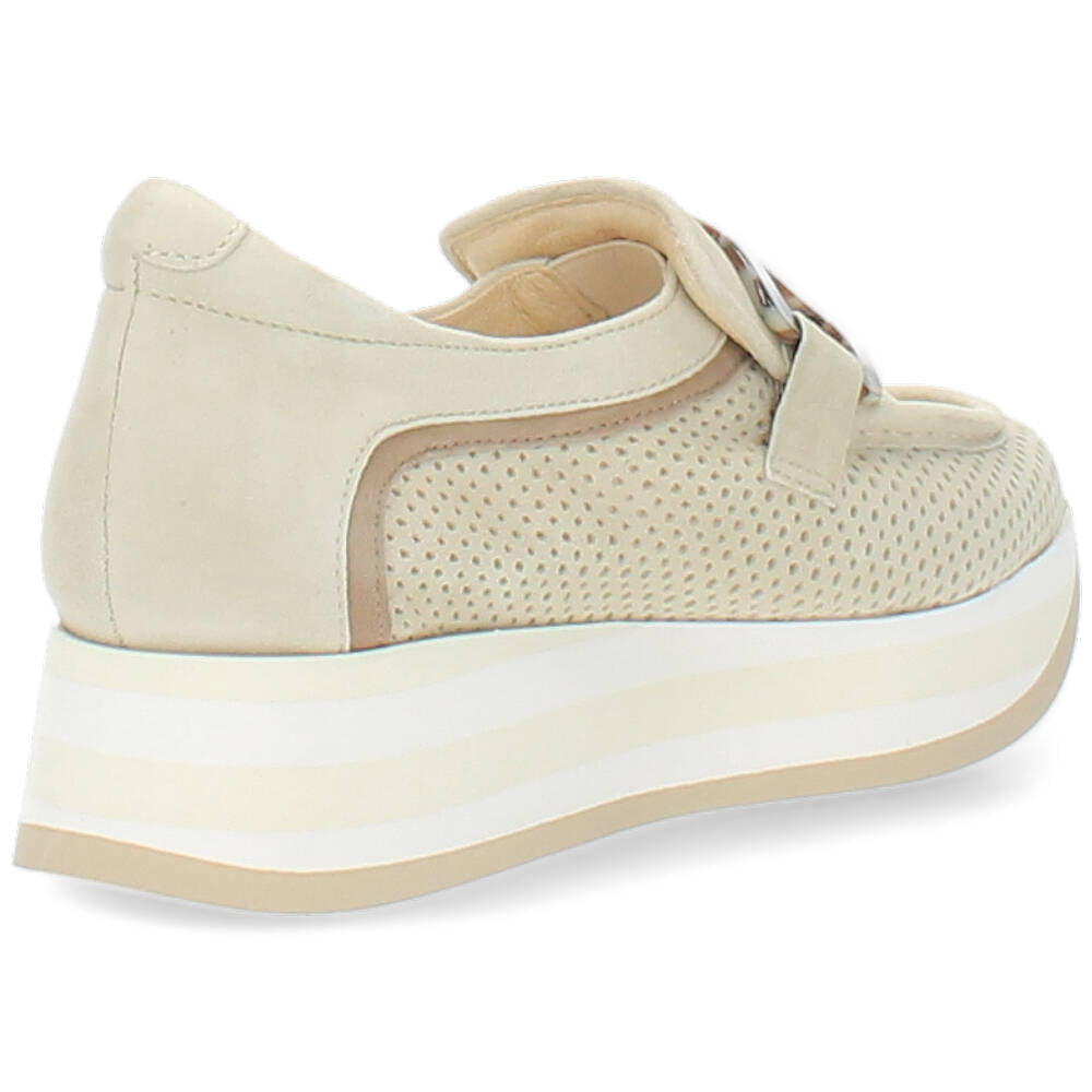 beige mocassin