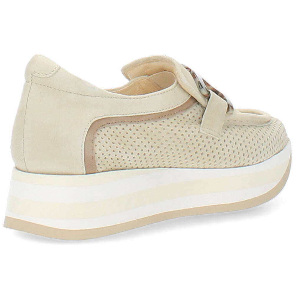 beige mocassin