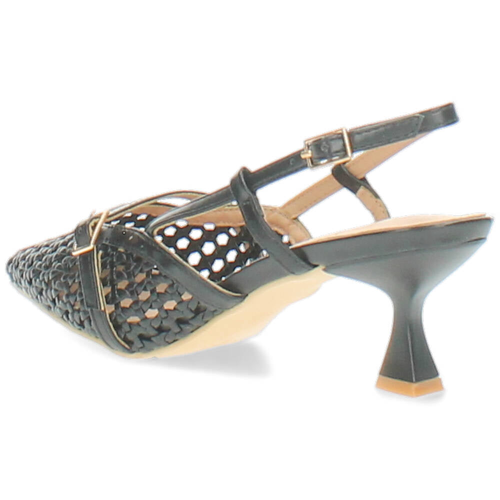 zwarte slingback