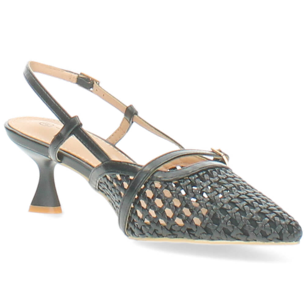 zwarte slingback