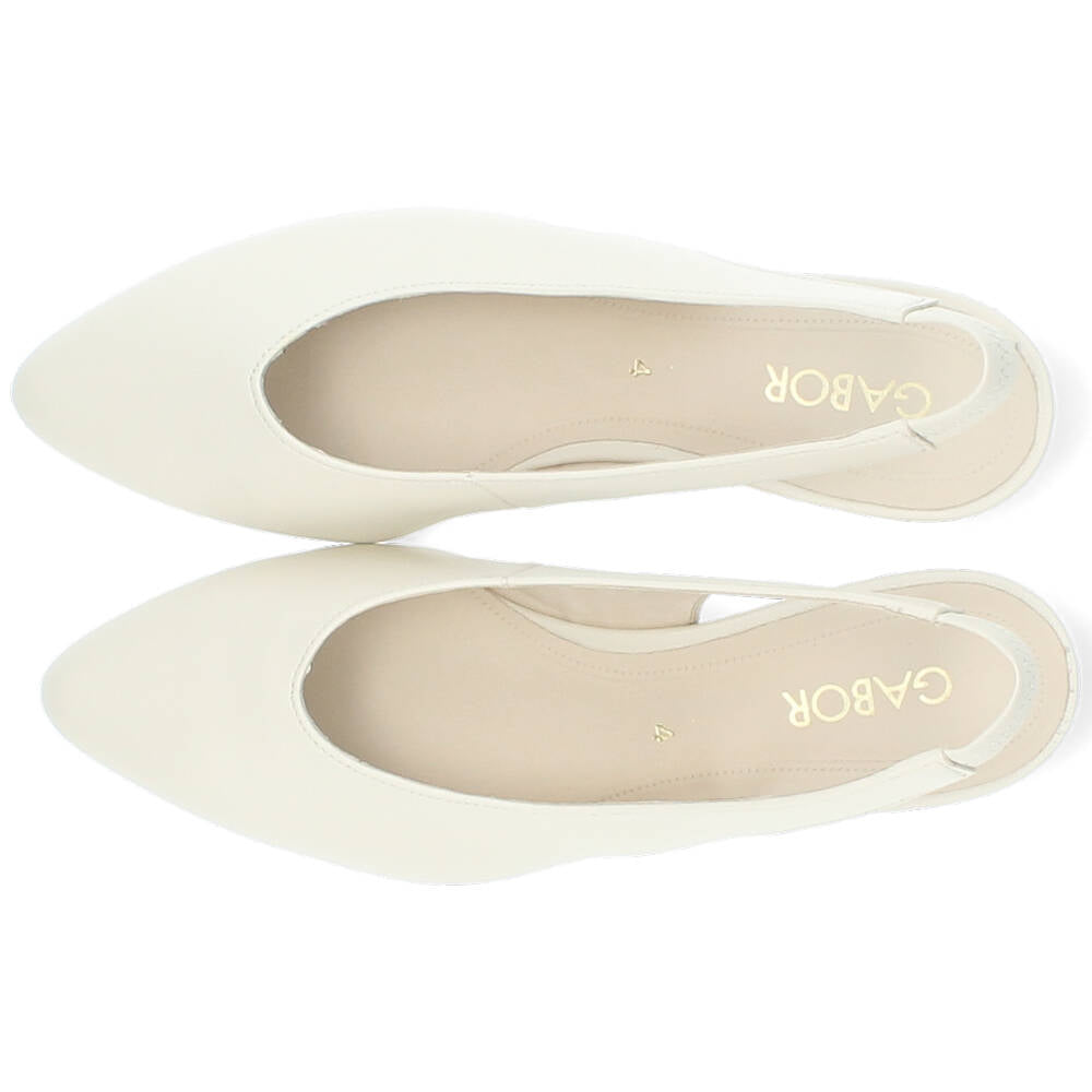 ecru slingback