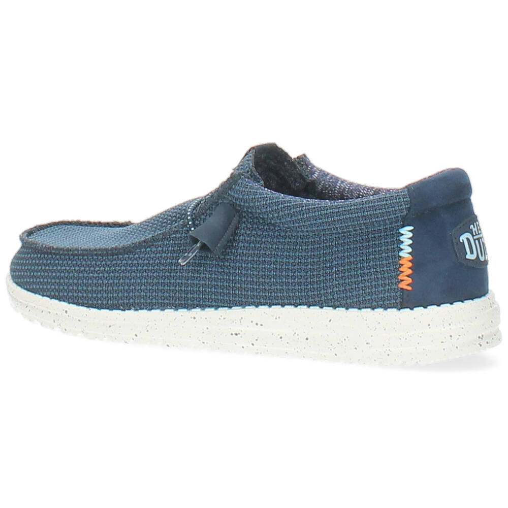 blauwe sneaker