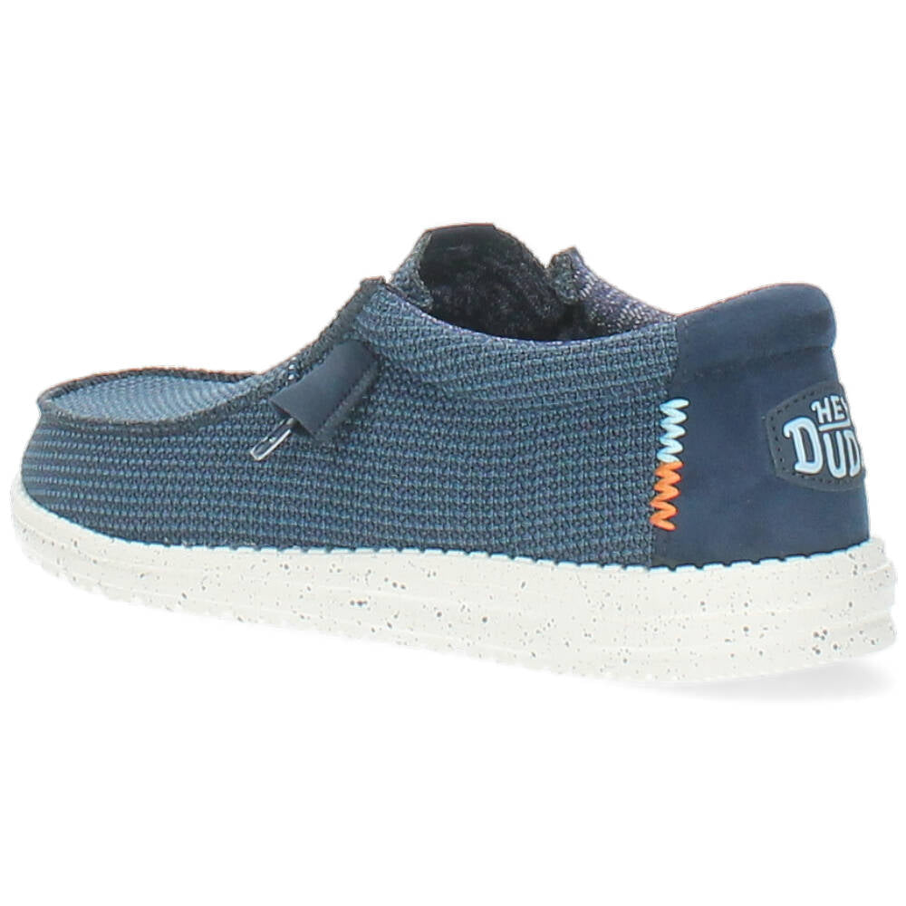 blauwe sneaker