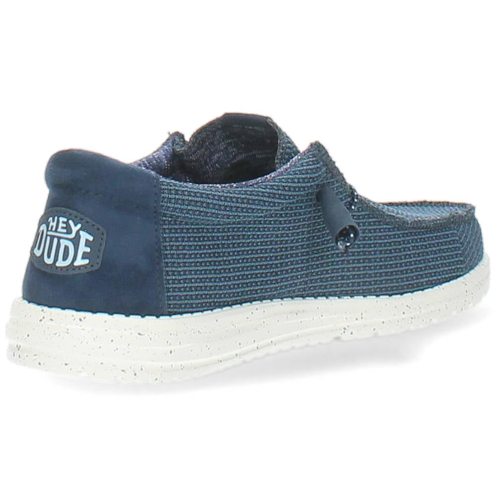 blauwe sneaker