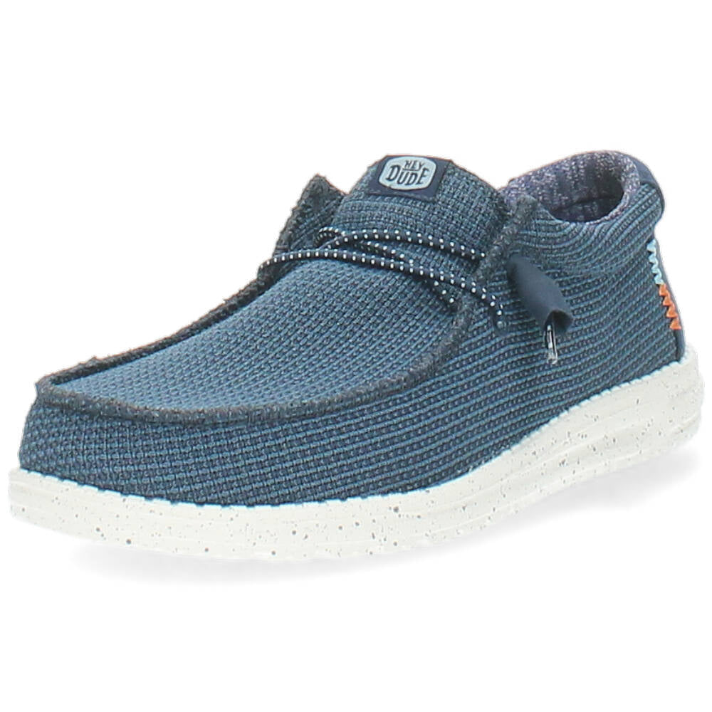 blauwe sneaker