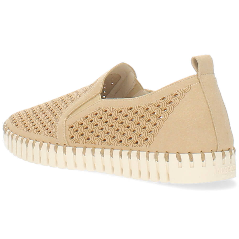cognac slip-on
