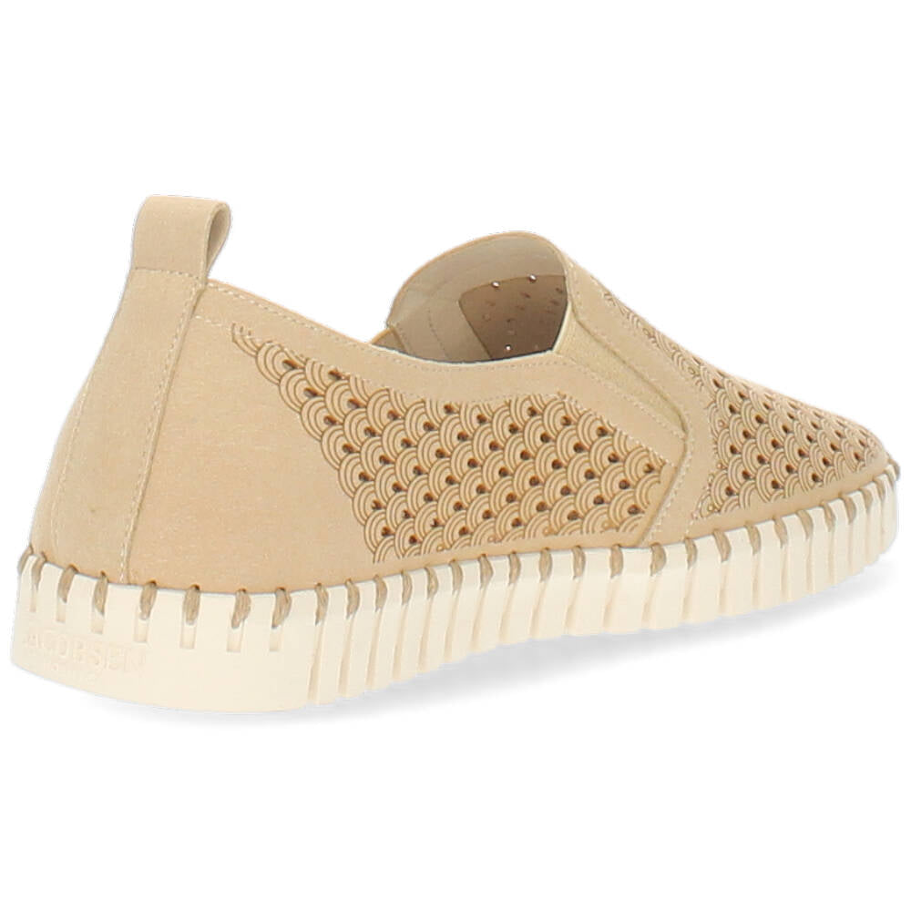 cognac slip-on