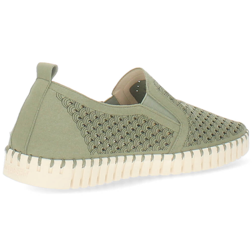 kaki slip-on