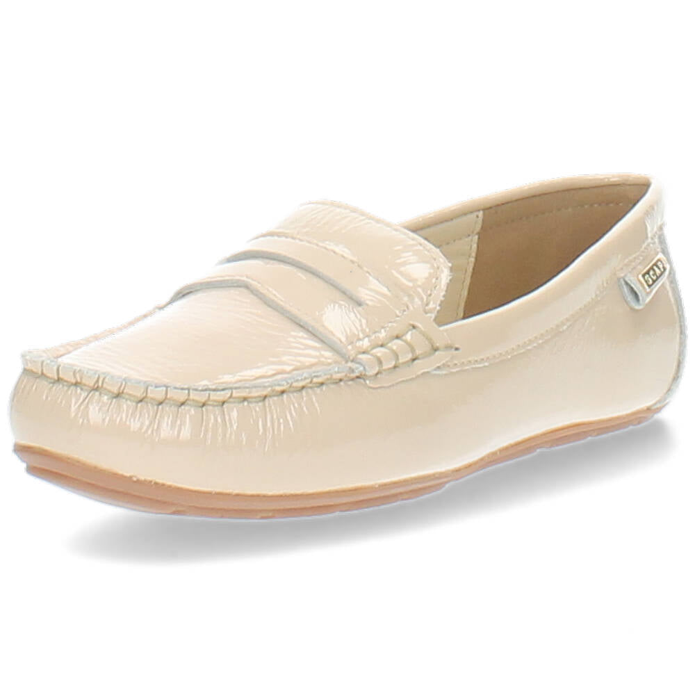beige mocassin