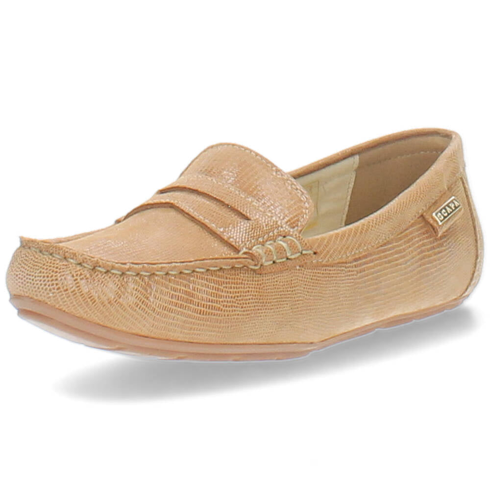 cognac mocassin