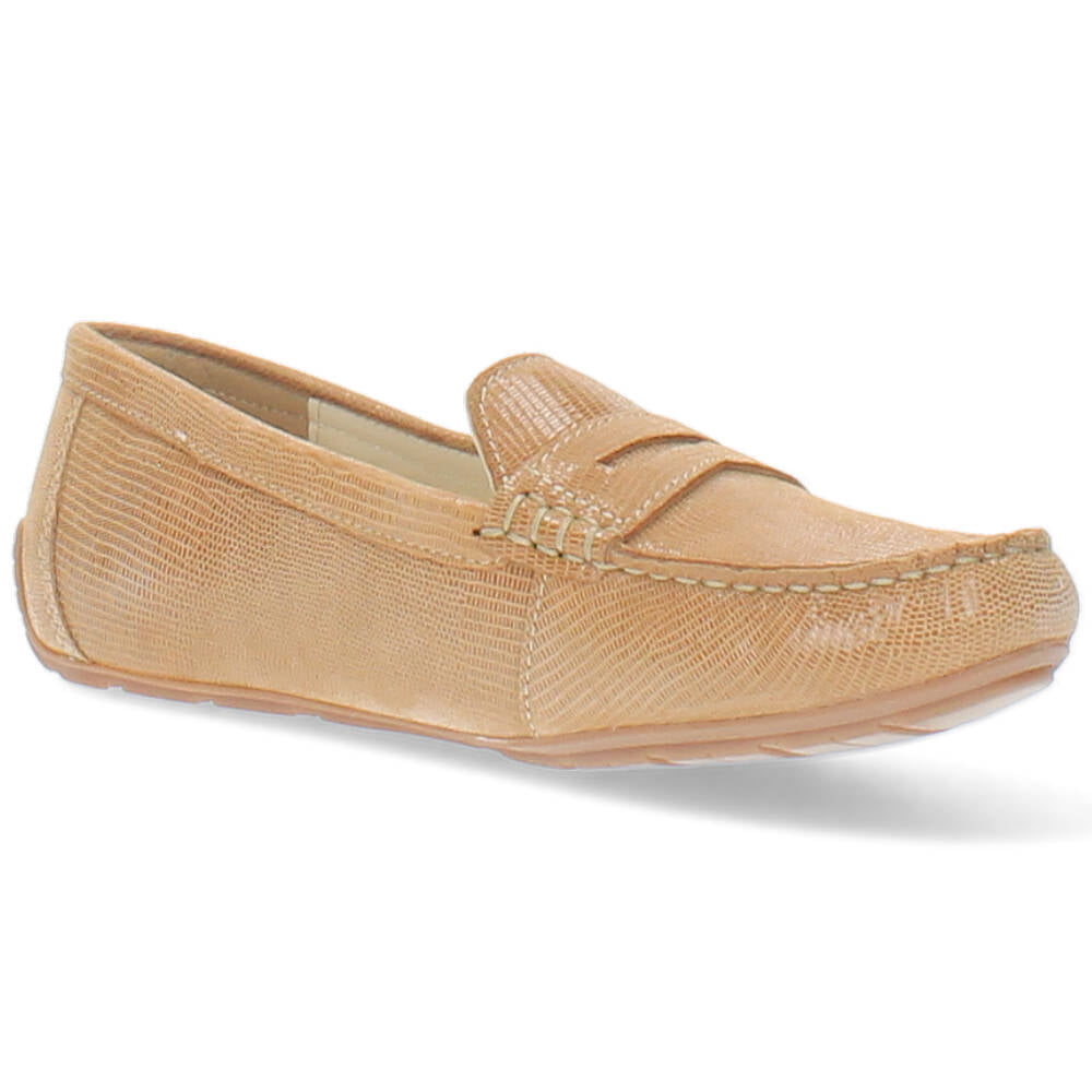 cognac mocassin