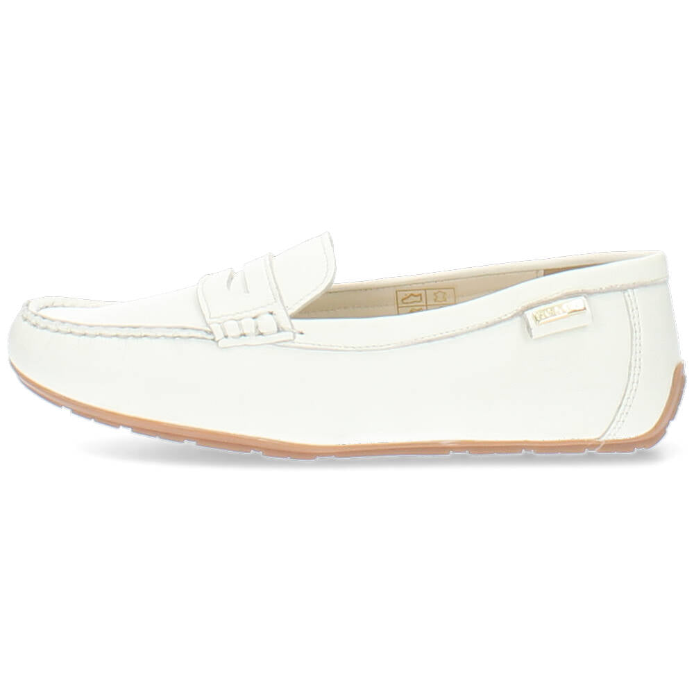 witte mocassin