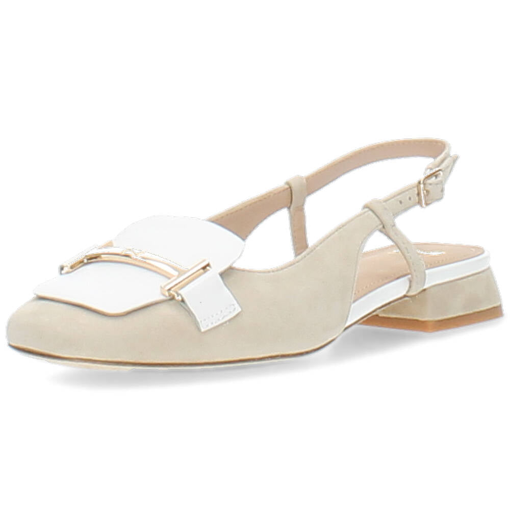 beige slingback