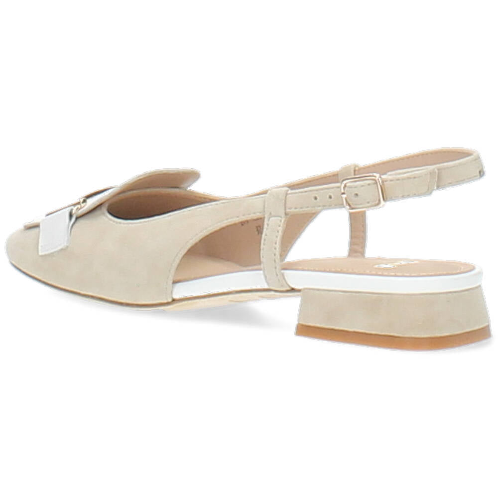 beige slingback