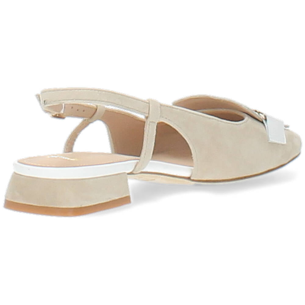 beige slingback