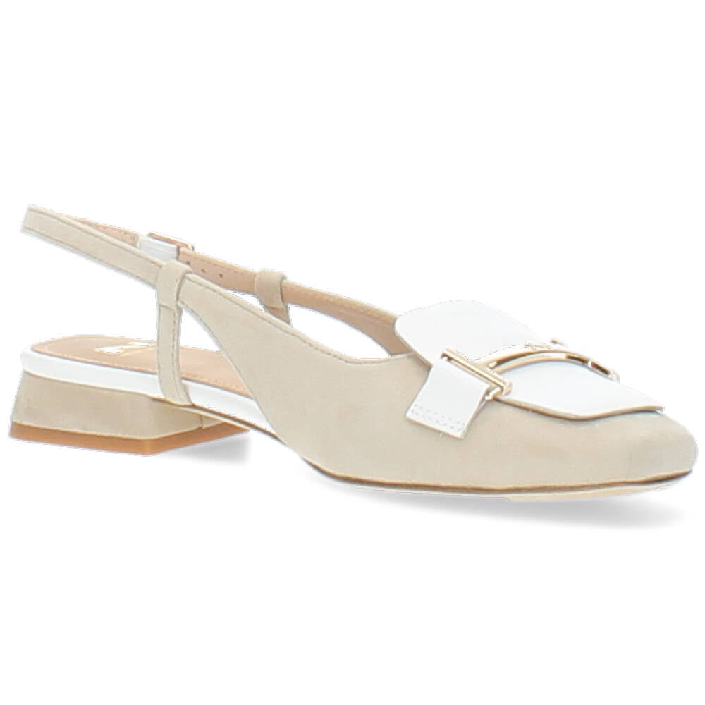 beige slingback