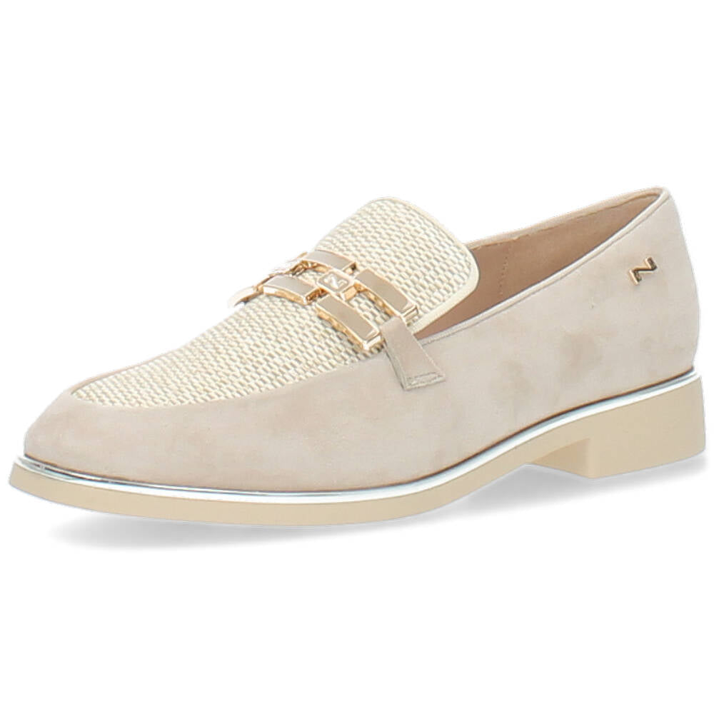 beige loafer