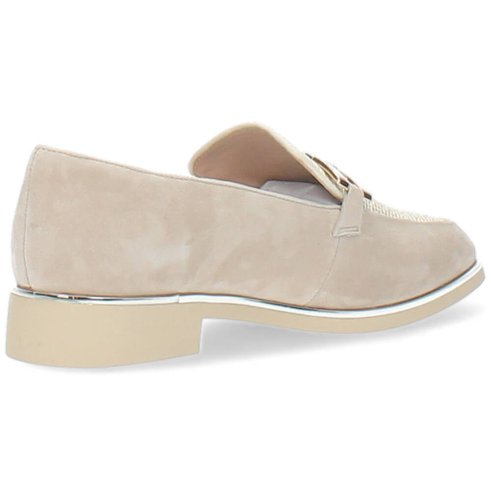 beige loafer