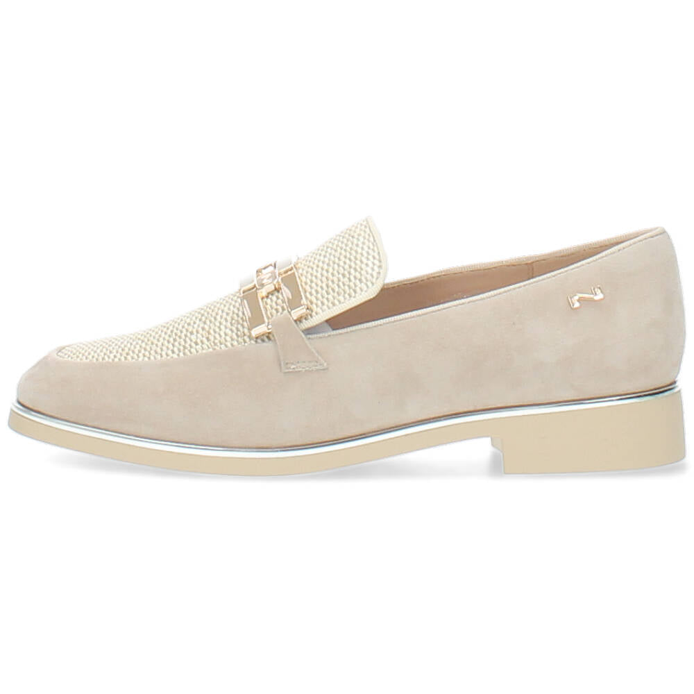 beige loafer