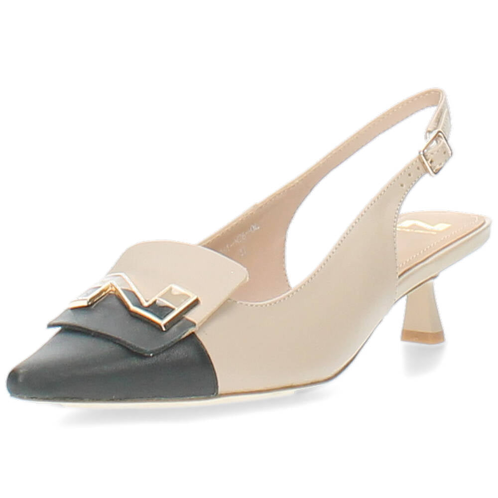 beige slingback