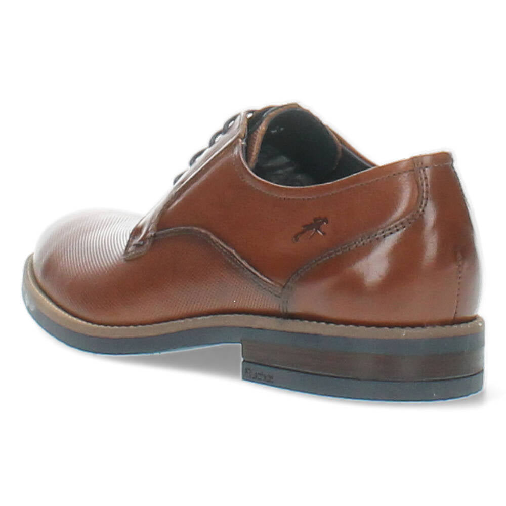 cognac geklede schoen