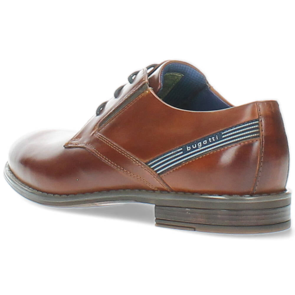 cognac geklede schoen