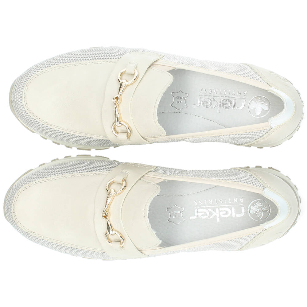 beige mocassin