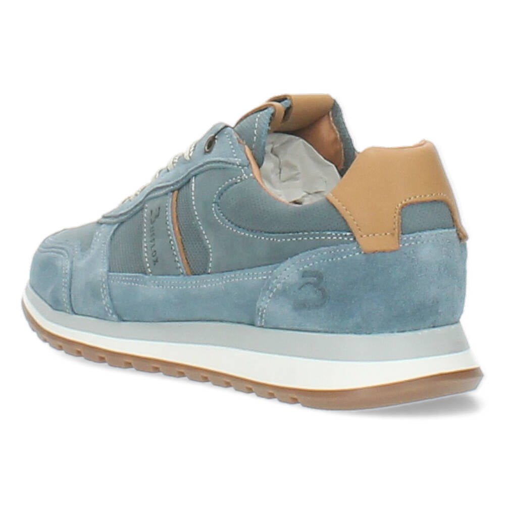 blauwe sneaker