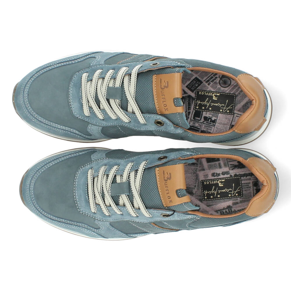 blauwe sneaker