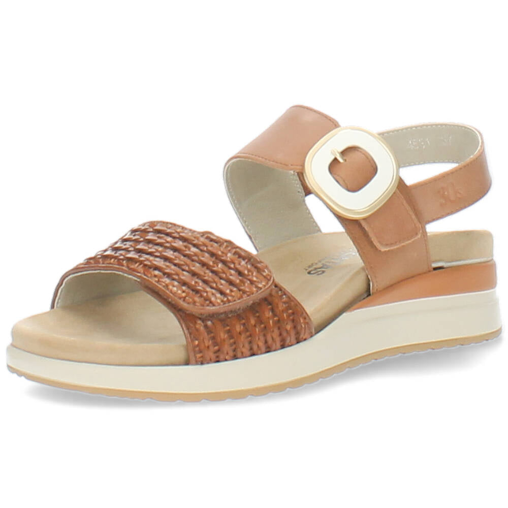 cognac sandaal