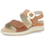 cognac sandaal